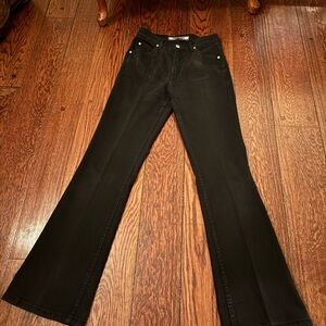 Black Flared Jeans